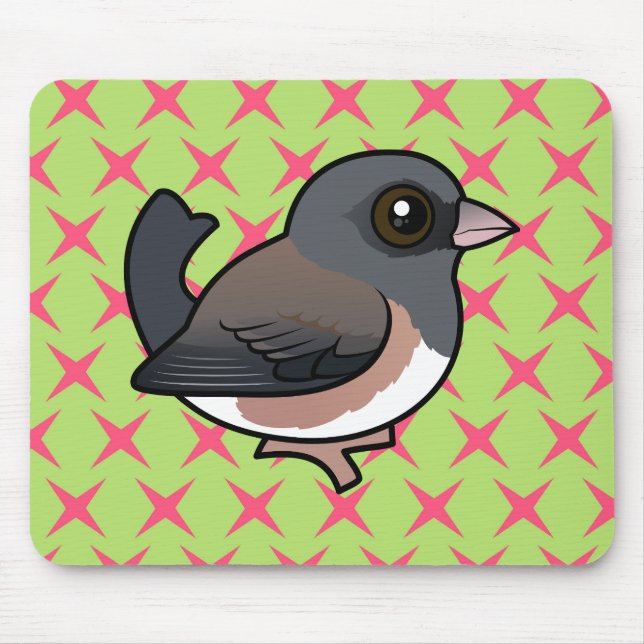 Mörk-ögd Junco (rosa-sidig) Musmatta (Framsidan)