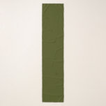 Mörk oliv grönt färg i fast form sjal<br><div class="desc">Mörk oliv grönt solid färg. Modern färg.</div>