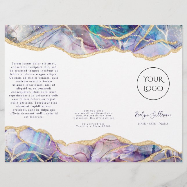 Mörk Opal designbroschyr (Framsida)