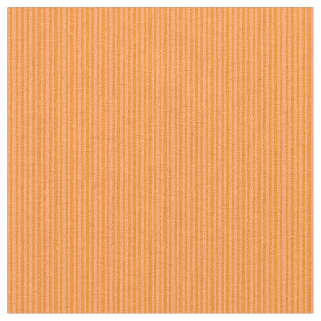 Mörk Orange & Light Salmon Lining Mönster Tyg (Närbild)