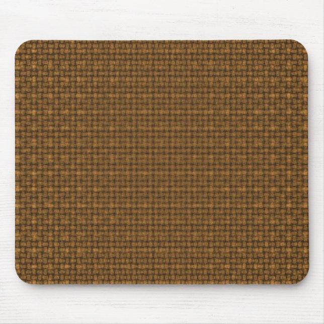 Mörk Orange Struktur Musmatta (Framsidan)
