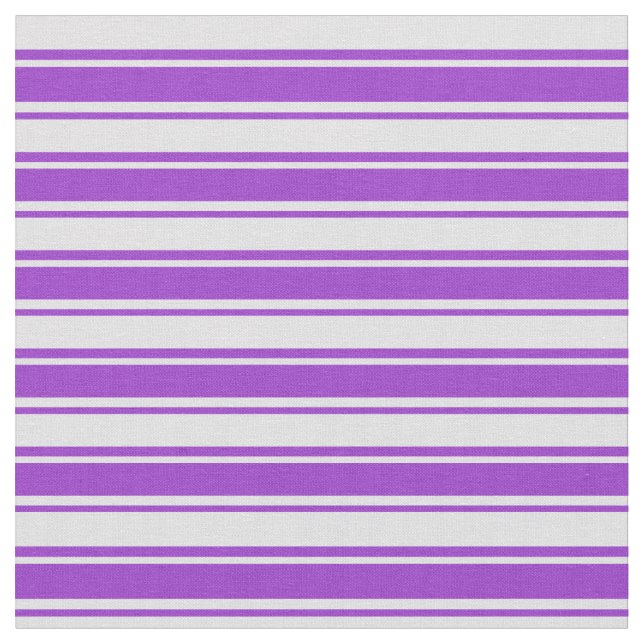 Mörk Orchid & Lavender Färgad Rand Tyg (Närbild)