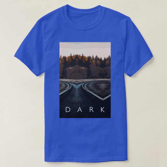 Mörk på järnvägen t shirt (Design framsida)