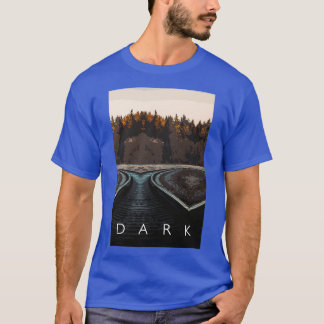 Mörk på järnvägen t shirt