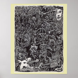 Mörk Passage av Brian Benson Poster