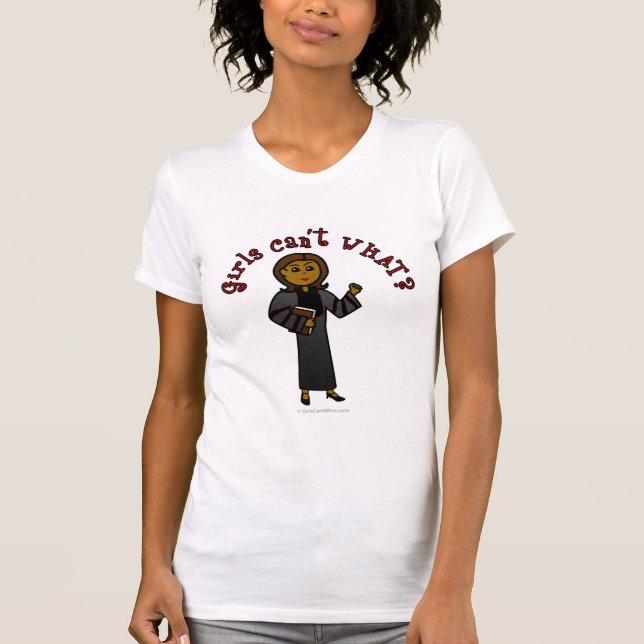Mörk Pastor Girl Tee (Framsida)