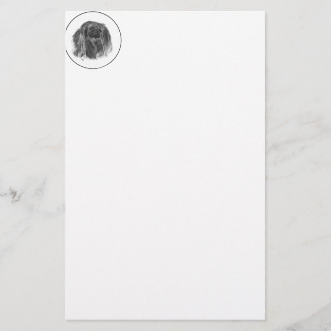 Mörk Pekingese (Framsida)