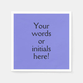 Mörk Periwinkle Lila Anpassningsbar Pappersservett