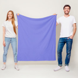 Mörk Periwinkle Lila Fleece Blanket