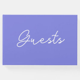 Mörk Periwinkle Lila Gästböcker