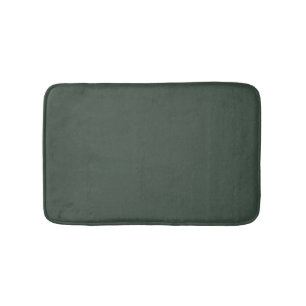 Mörk Pewter Grönt Grått Solid Färg SW 0041 Badrumsmatta