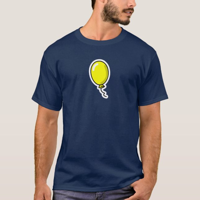 Mörk Phell gultballong Tee (Framsida)