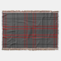 Mörk - pläd för Tartan för grå kolsvart röd jätte-