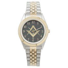 Mörk Play Masonic Monogrammed Armbandsur