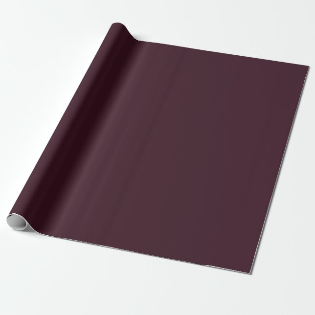 Mörk Plum Velvet Presentpapper (Utrullad)