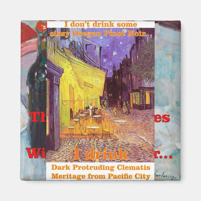 Mörk ProtrDING Clematis Meritage Vin Pacific Magnet (Framsidan)