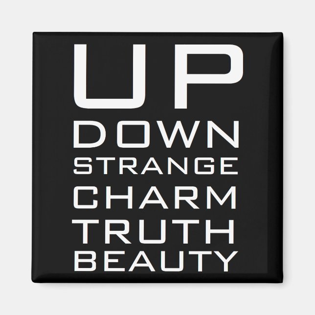 Mörk Quark Magnet (Framsidan)