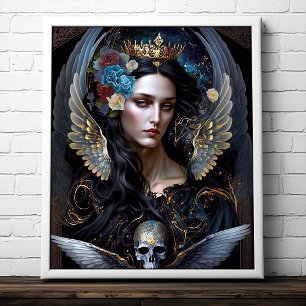 Mörk Queen Angel Fantasy Art Poster