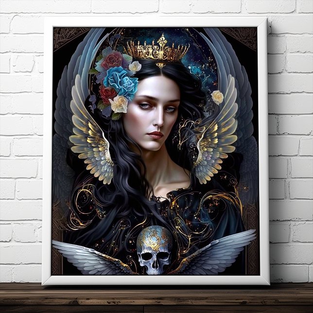 Mörk Queen Angel Fantasy Art Poster (Skapare uppladdad)