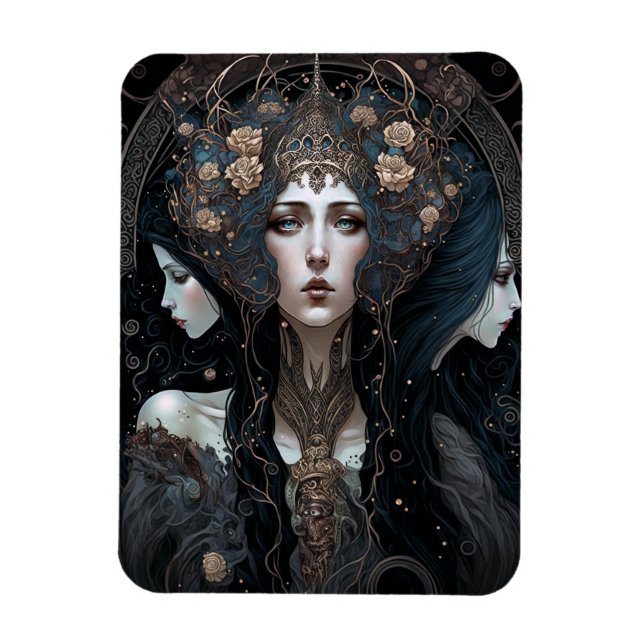 Mörk Queen Fantasy Art Magnet (Vertikal)