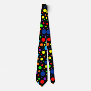 Mörk Rainbow Spots Tie Slips