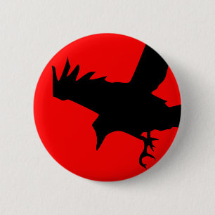 Mörk Raven Knapp