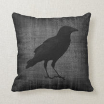 Mörk Ravensgotisk Kudde