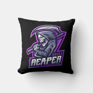 Mörk Reaper Lie Skördegatan Stil Kudde