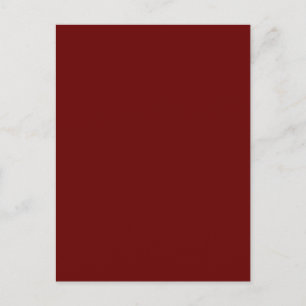 Mörk Red #650000, kopparrost Helg Vykort