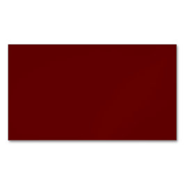 Mörk Red #650000, kopparrost Magnetiska Visitkort