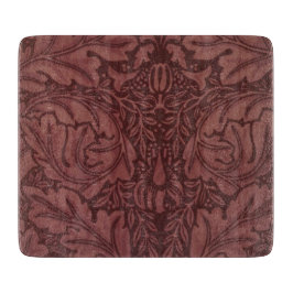 Mörk Red Acanthus Löv (av William Morris)