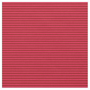 Mörk Red and Crimson Rand/Linjer Mönster Tyg
