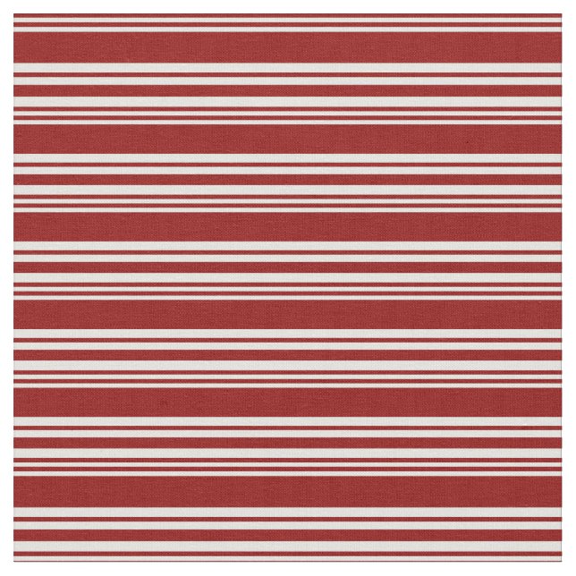 Mörk Red and Light Cyan Stripe Mönster Tyg (Närbild)