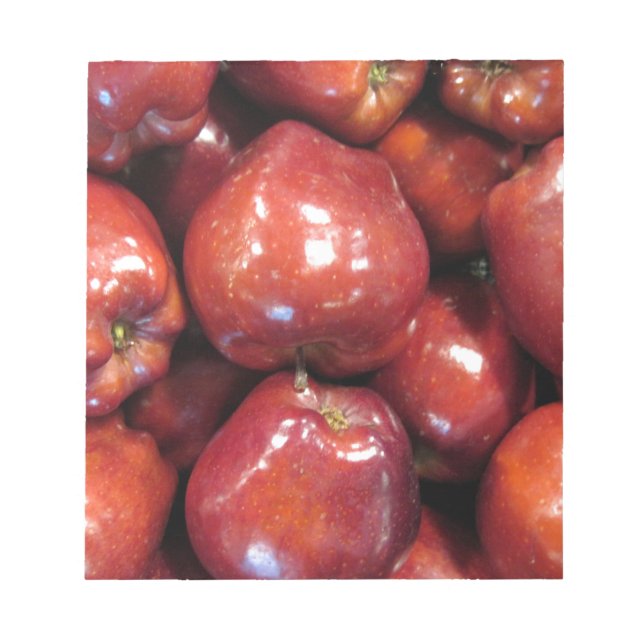 Mörk Red Apples Anteckningsblock (Framsida)