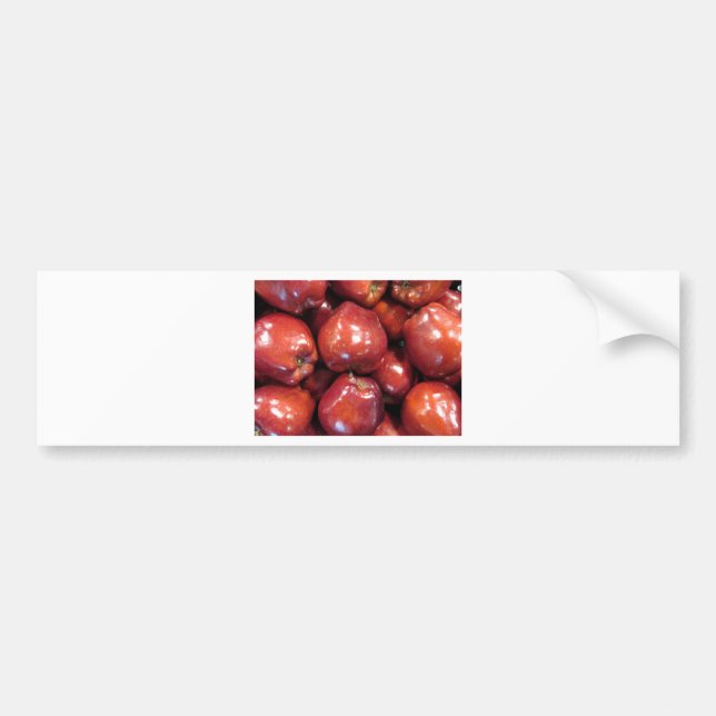 Mörk Red Apples Bildekal (Framsidan)
