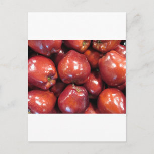 Mörk Red Apples Vykort