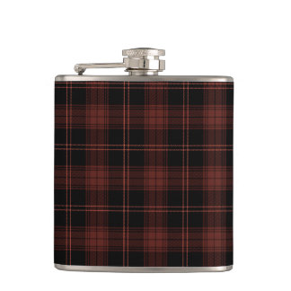 Mörk Red, Black Play (Tartan) Mönster Fickplunta