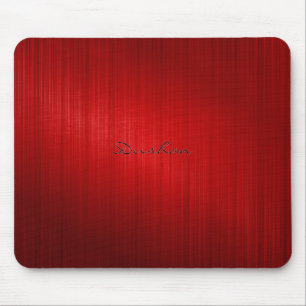 Mörk Red Brushing Metall, fickmusmatta Musmatta