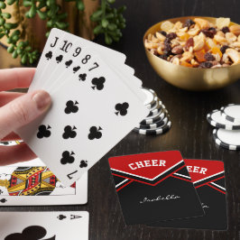 Mörk Red Cheermanager Cheer Casinokort