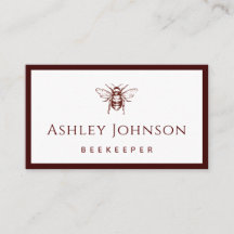 Mörk Red Drawn Bee Bibibibiodlingsbikomb Elegant