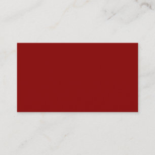 Mörk Red (fast färg)  Visitkort