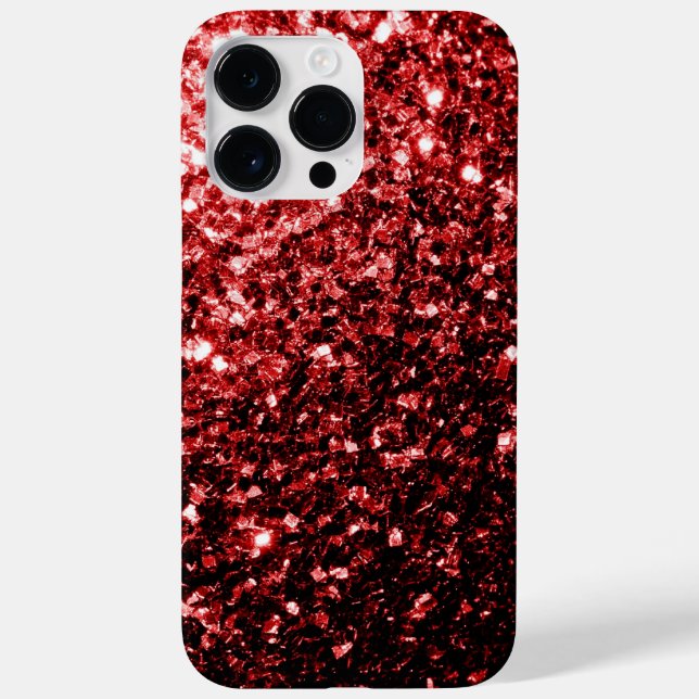 Mörk Red faux Glitter sparkles Glamor (Baksida)