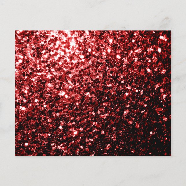 Mörk Red faux Glitter sparkles Glamor Flygblad (Framsidan)