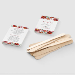 Mörk-Red Garden Flowers