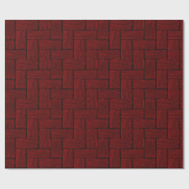 Mörk Red Lincoln Logs Presentpapper