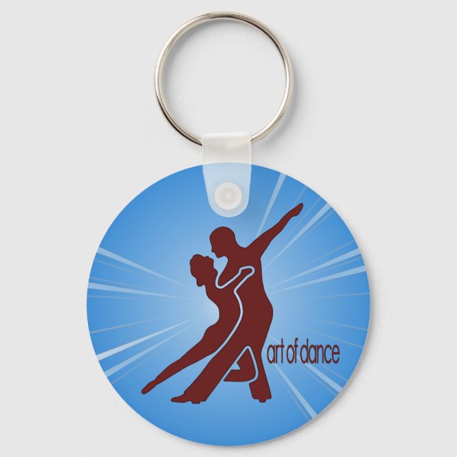 Mörk Red Logotyp Nyckelring (Framsida)