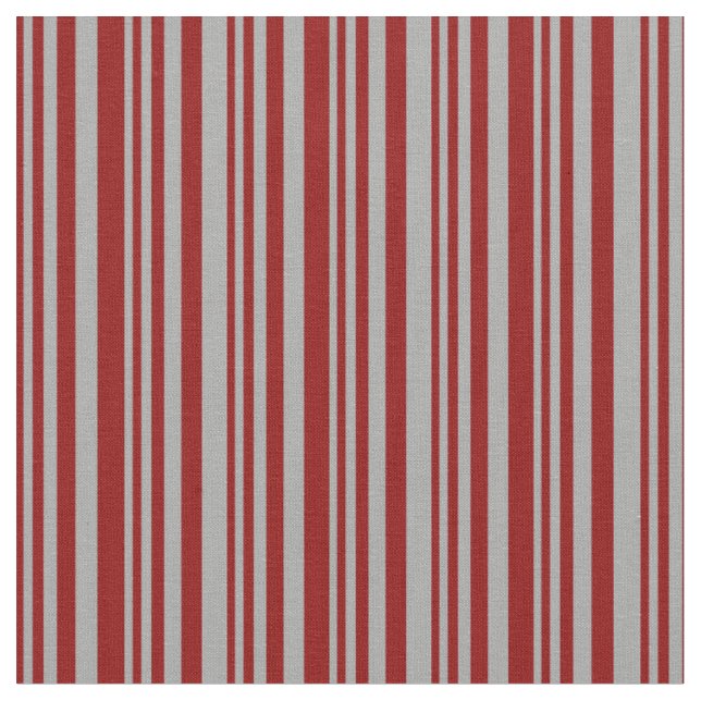 Mörk Red & Mörk Grått Färgad Mönster Tyg (Närbild)