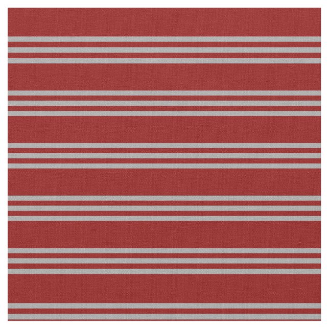 Mörk Red och Mörk Grått Stripe Mönster Tyg (Närbild)