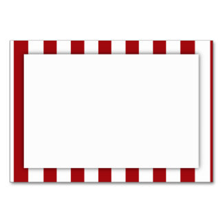 Mörk Red Rand (lägg till andra Färg) Bordsnummer