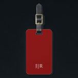 Mörk Red Solid Färg Bagagebricka<br><div class="desc">Mörk Red Solid Färg. Modern och klassisk färg.</div>
